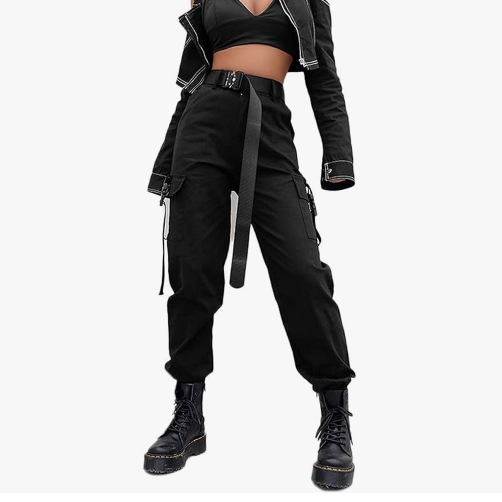 Never Worn Black Cargo Pants